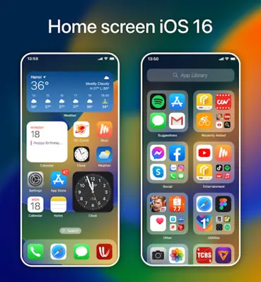 Launcher iOS17 - iLauncher android App screenshot 3